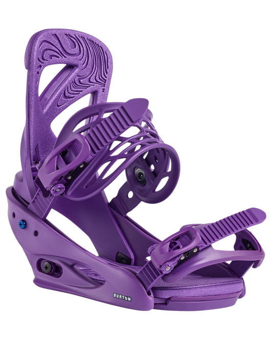 Burton Women's Scribe Re:Flex Snowboard Bindings - Imperial Purple Women's Snowboard Bindings - Trojan Wake Ski Snow