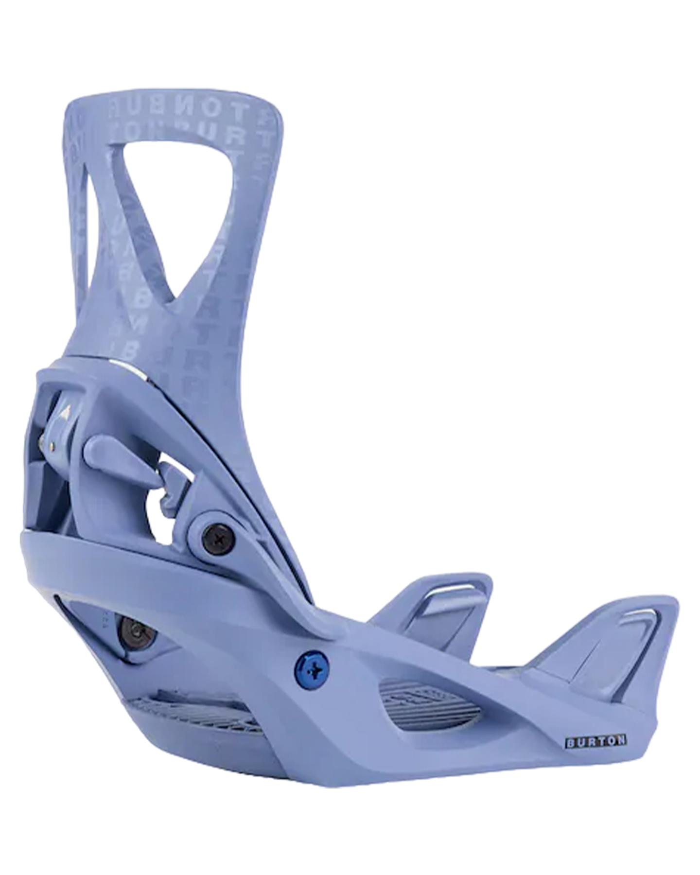 Burton Women's Step On® Re:Flex Snowboard Bindings - Slate Blue / Logo - 2024 Snowboard Bindings - Womens - Trojan Wake Ski Snow