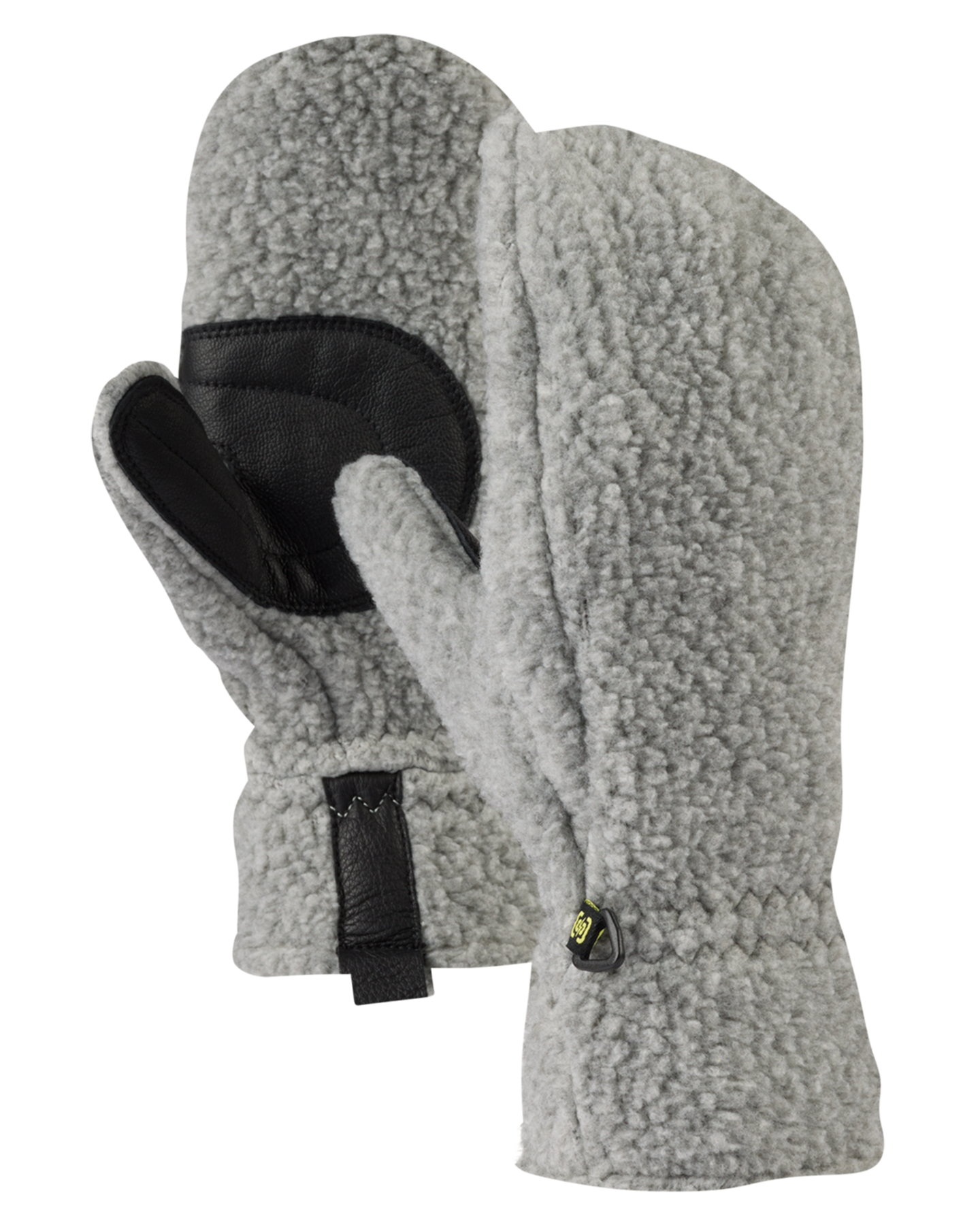 Burton Women's Stovepipe Fleece Mittens - Gray Heather Women's Snow Gloves & Mittens - Trojan Wake Ski Snow