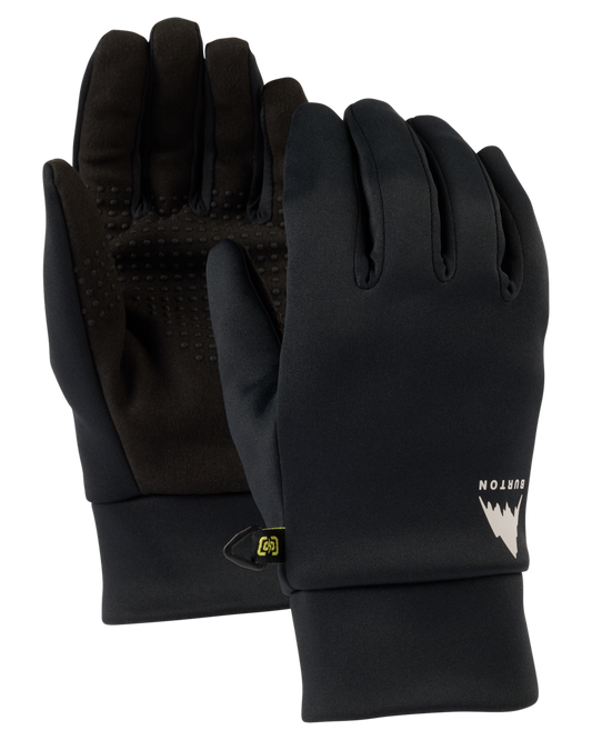 Burton Women's Touch N Go Glove Liner - True Black Snow Glove Liners - Trojan Wake Ski Snow
