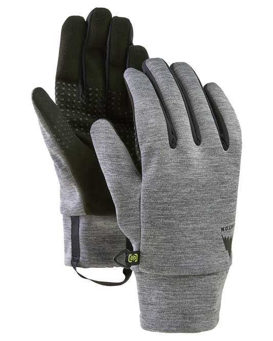 Burton Women's Touch-N-Go Snow Glove Liners - Gray Heather Women's Snow Glove Liners - Trojan Wake Ski Snow