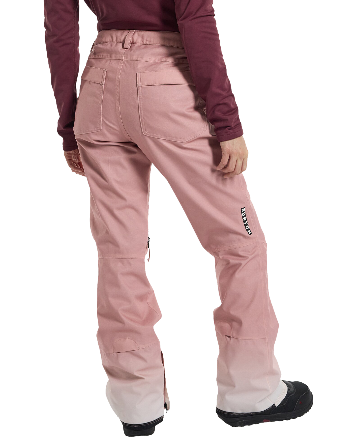 Burton Women's Vida Stretch 2L Snow Pants - Blush Pink Ombre Women's Snow Pants - Trojan Wake Ski Snow