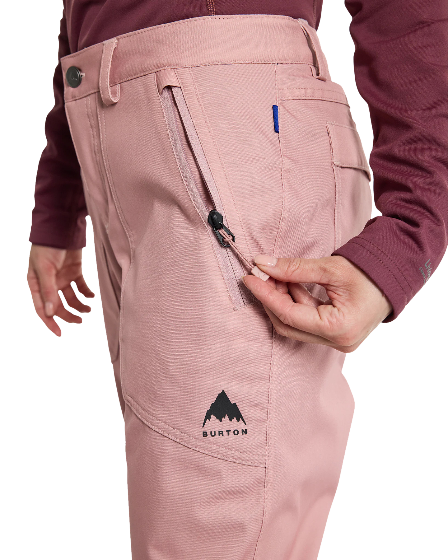 Burton Women's Vida Stretch 2L Snow Pants - Blush Pink Ombre Women's Snow Pants - Trojan Wake Ski Snow