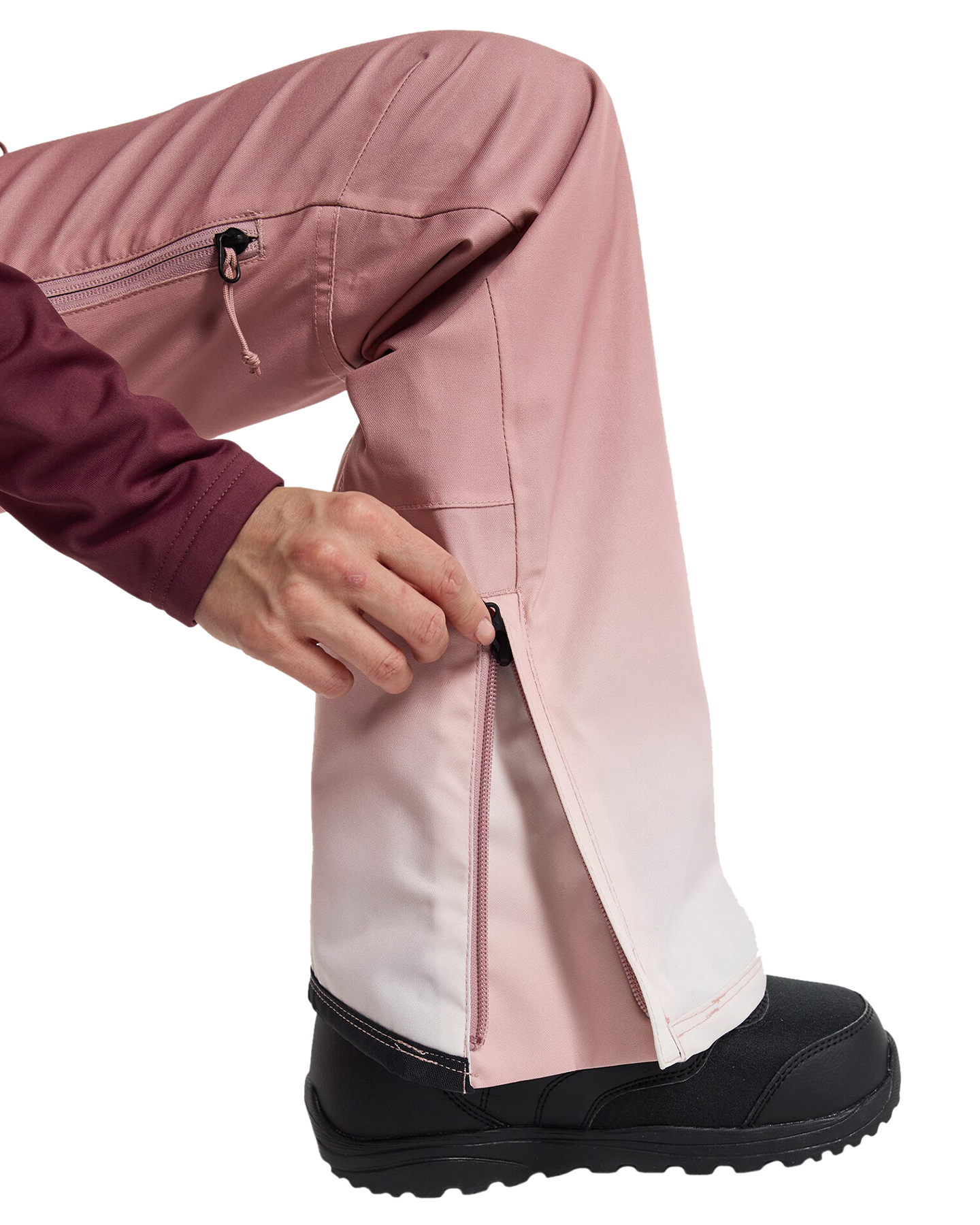 Burton Women's Vida Stretch 2L Snow Pants - Blush Pink Ombre Women's Snow Pants - Trojan Wake Ski Snow