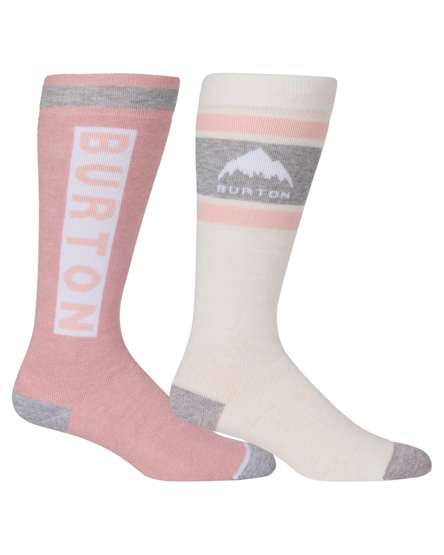 Burton Women's Weekend Midweight Socks (2-Pack) - Stout White Women's Socks - Trojan Wake Ski Snow