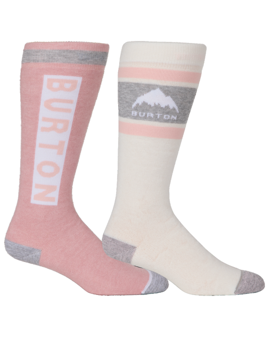 Burton Women's Weekend Midweight Socks (2-Pack) - Stout White