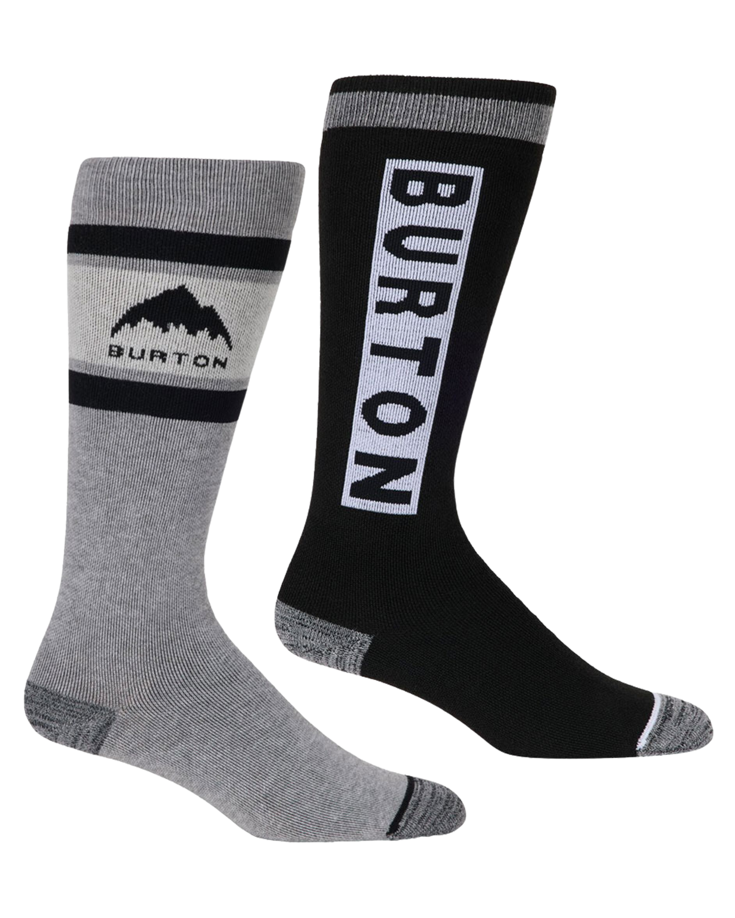Burton Women's Weekend Midweight Socks (2-Pack) - True Black Women's Socks - Trojan Wake Ski Snow