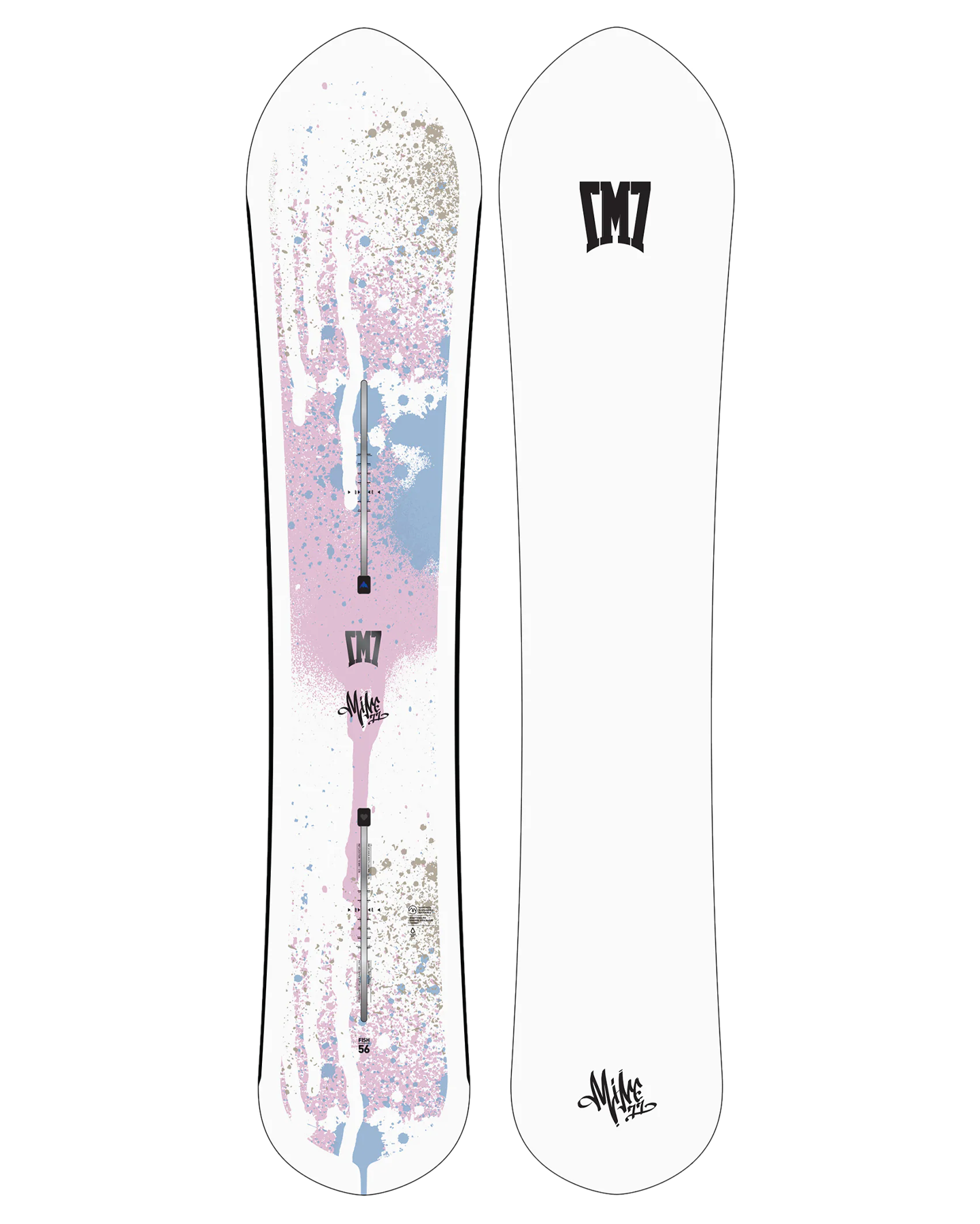 Burton X Mine77 Fish Snowboard - 2024 Men's Snowboards - Trojan Wake Ski Snow