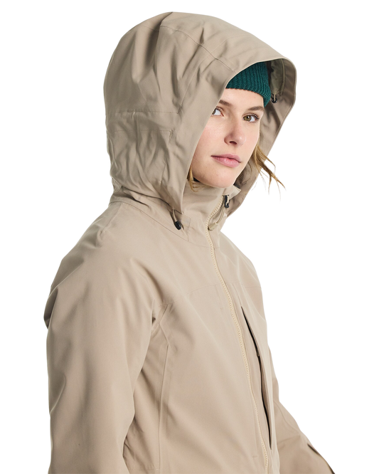 Burton Women's Prowess 2.0 2L Snow Jacket - Summit Taupe Women's Snow Jackets - Trojan Wake Ski Snow