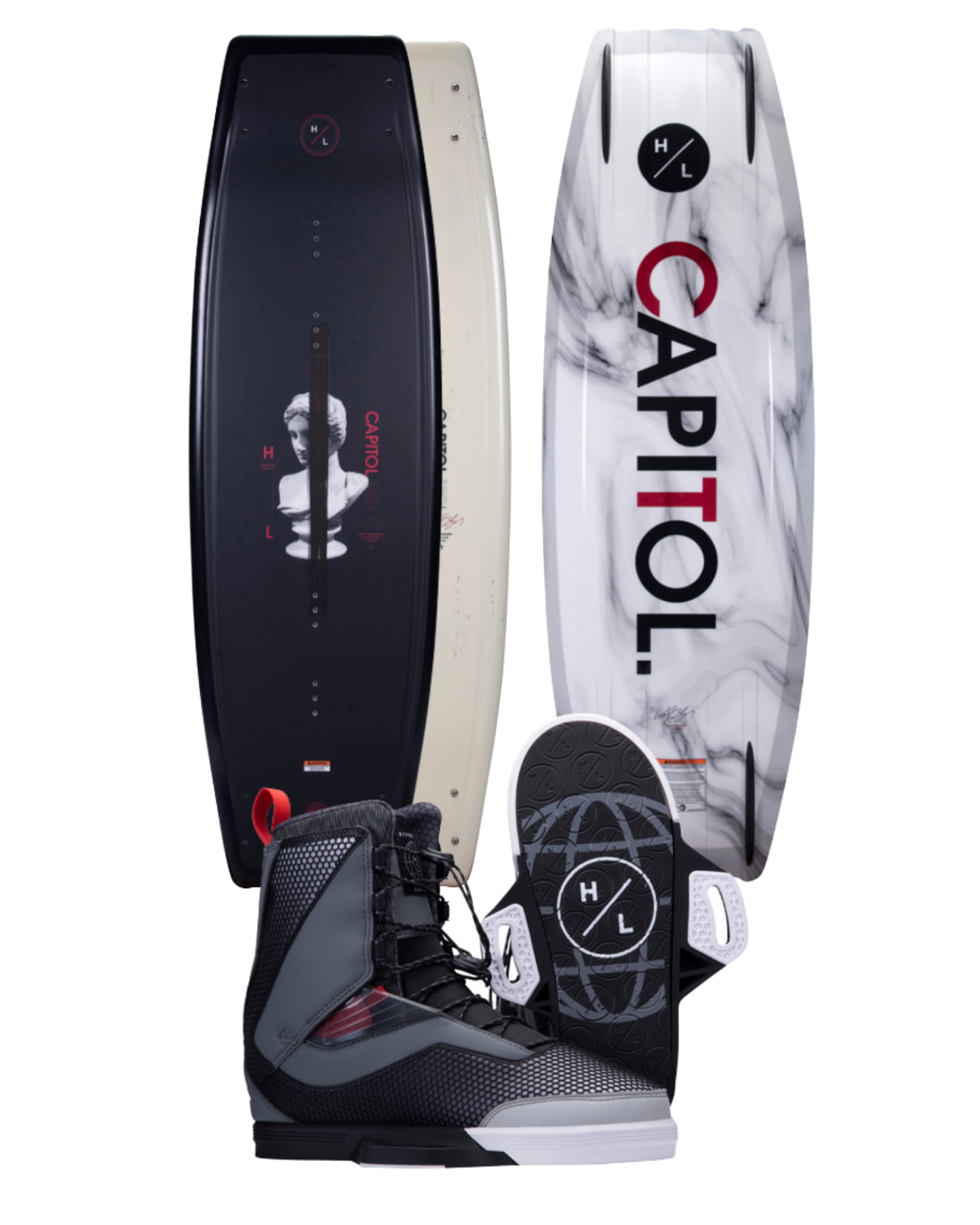 Hyperlite Capitol Wakeboard with Capitol Boots Wakeboard Packages - Mens - Trojan Wake Ski Snow