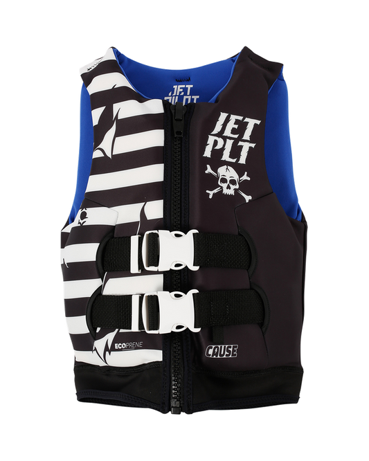 Jetpilot Boys Cause F/E Youth Eco Vest - Black