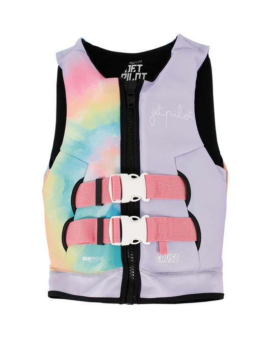 Jetpilot Girls Cause F/E Youth Eco Vest - Tie Dye