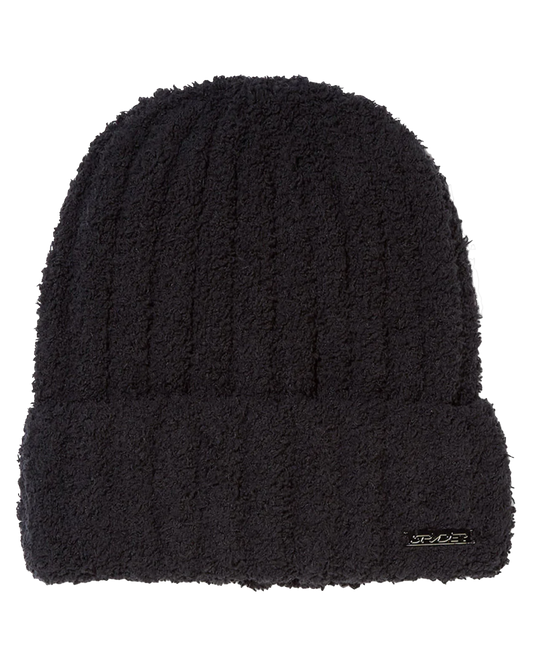 Spyder Cloud Knit Hat - Black Hats - Trojan Wake Ski Snow