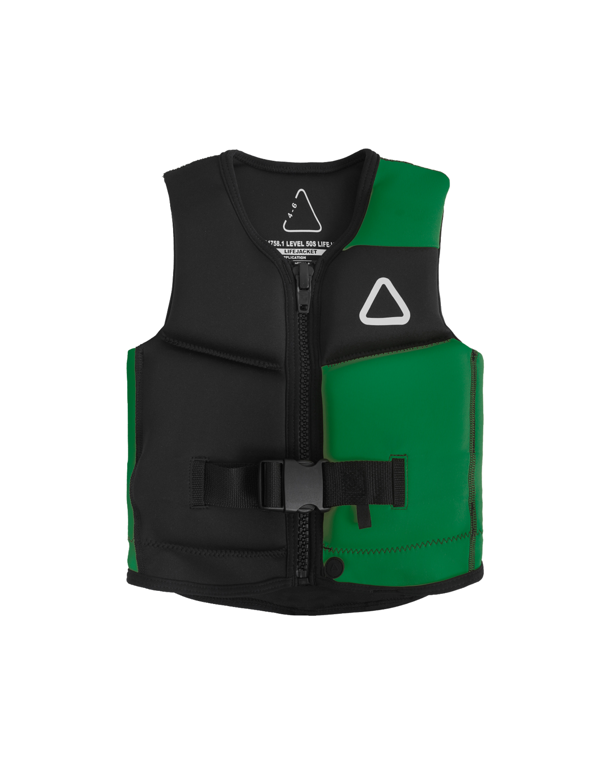 Follow Corp Junior Life Jacket - Black/Green
