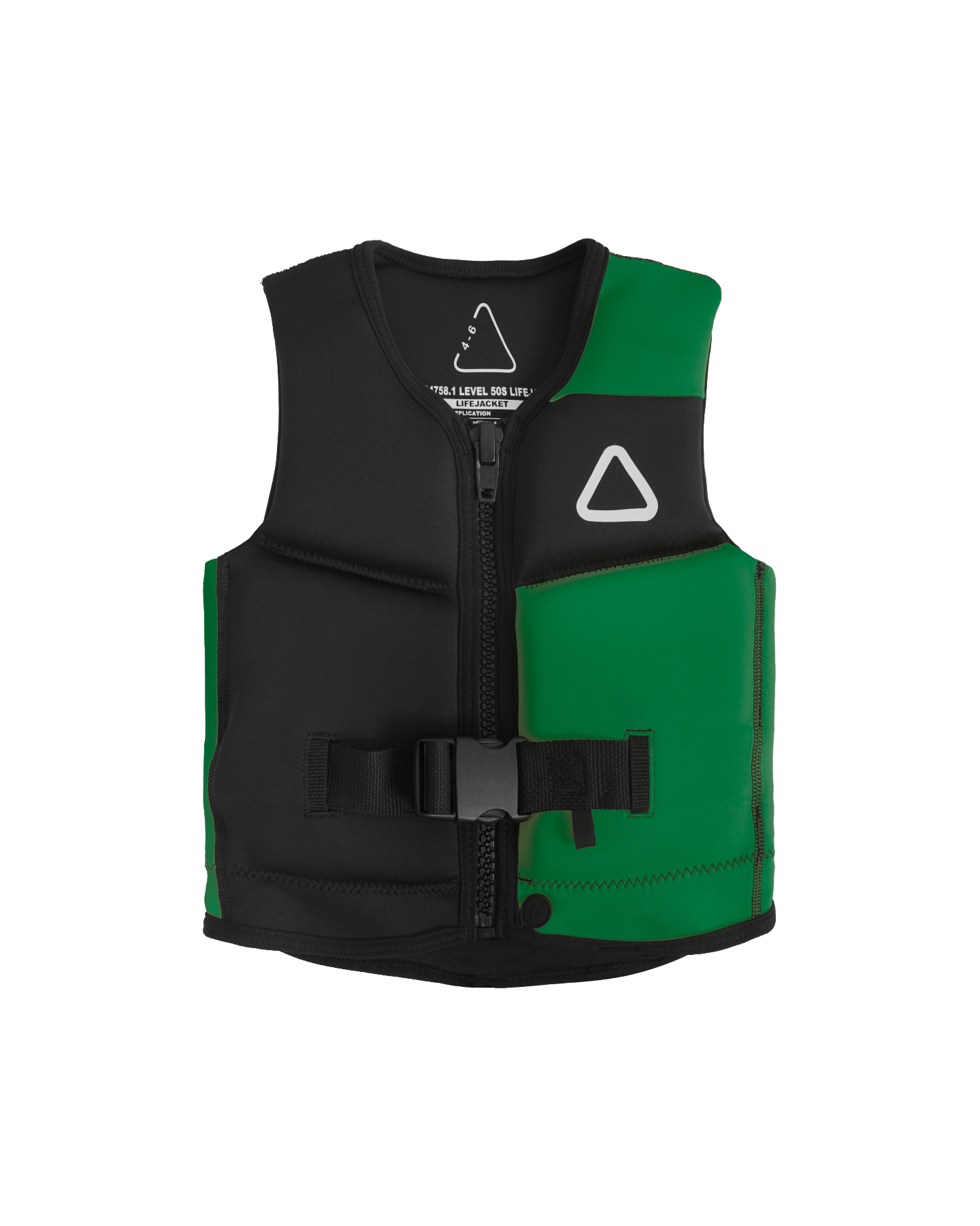 Follow Corp Junior Life Jacket - Black/Green