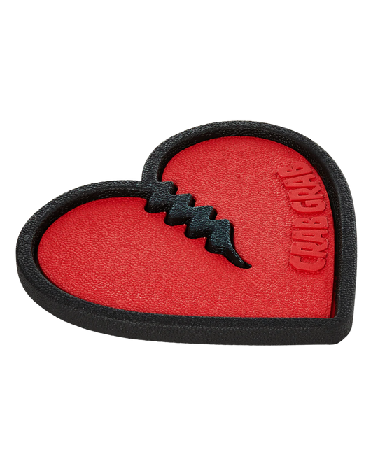 Crab Grab Mega Heart - Red / Black Stomp Pads - Trojan Wake Ski Snow