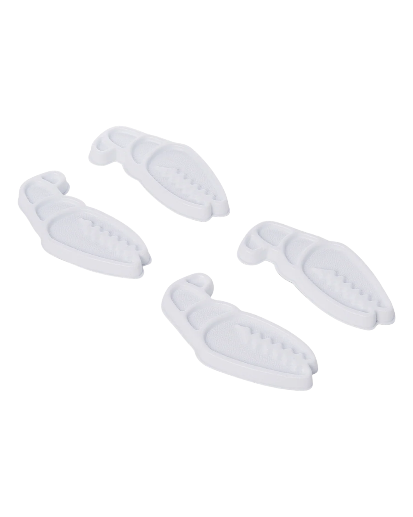Crab Grab Mini Claws 4 Pack - White Stomp Pads - Trojan Wake Ski Snow