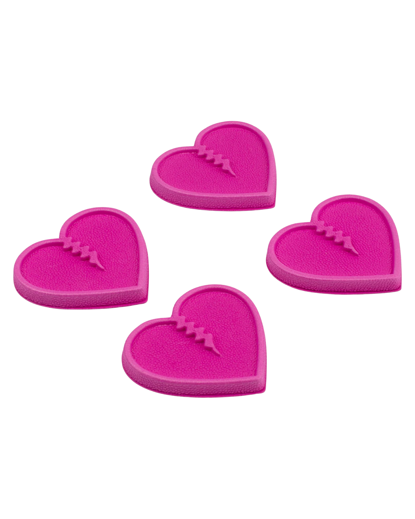 Crab Grab Mini Hearts 4 Pack - Hot Pink Stomp Pads - Trojan Wake Ski Snow