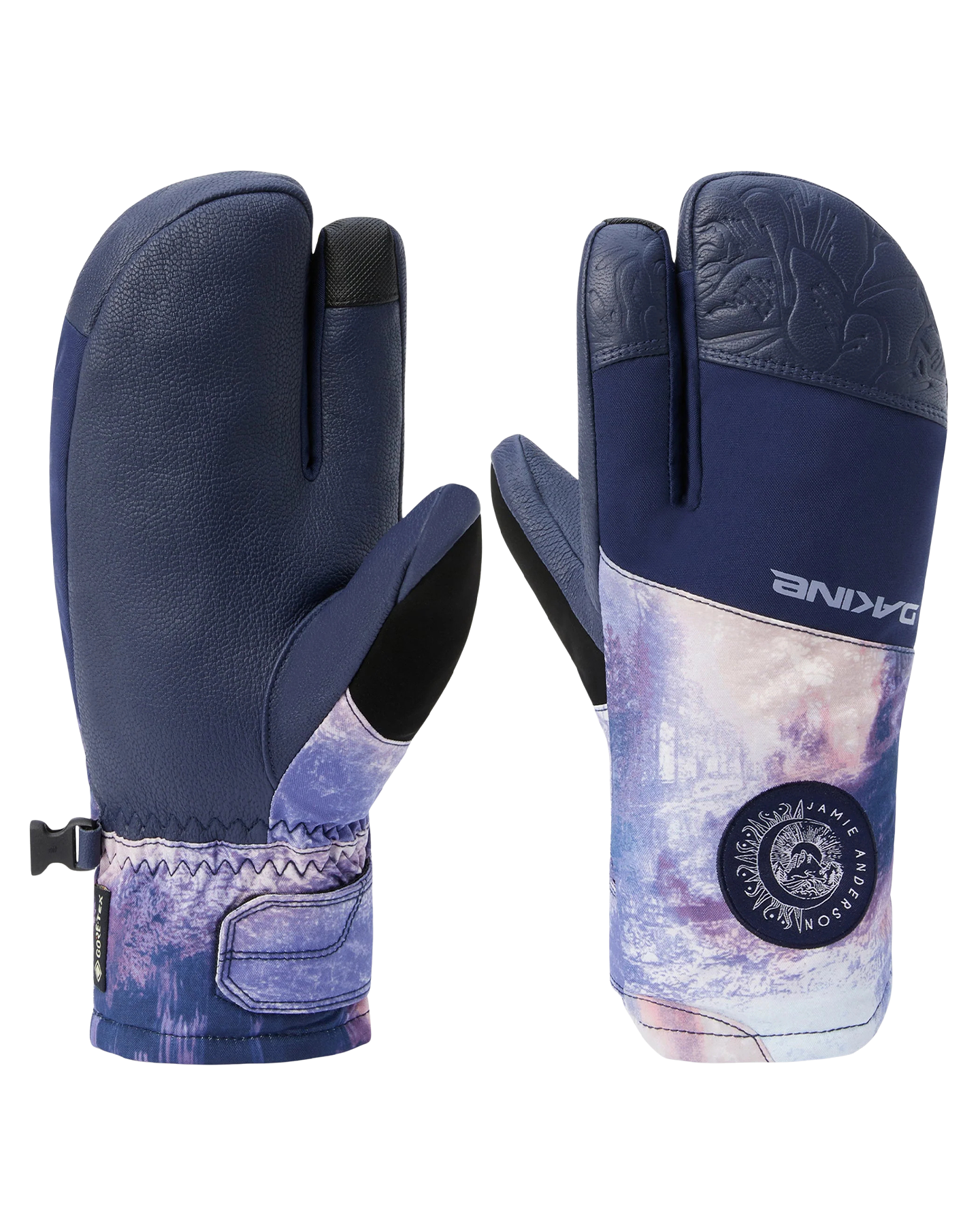 Dakine Women's Fleetwood Gore-Tex Trigger Snow Mittens - Jamie Anderson (Short) Women's Snow Gloves - Trojan Wake Ski Snow