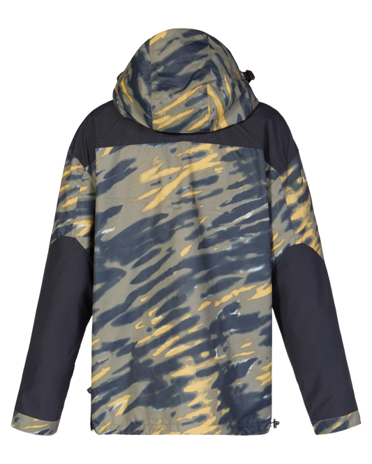 DC Men's DC-43 Anorak - Angle Tie-Dye/Ivy Green Men's Snow Jackets - Trojan Wake Ski Snow