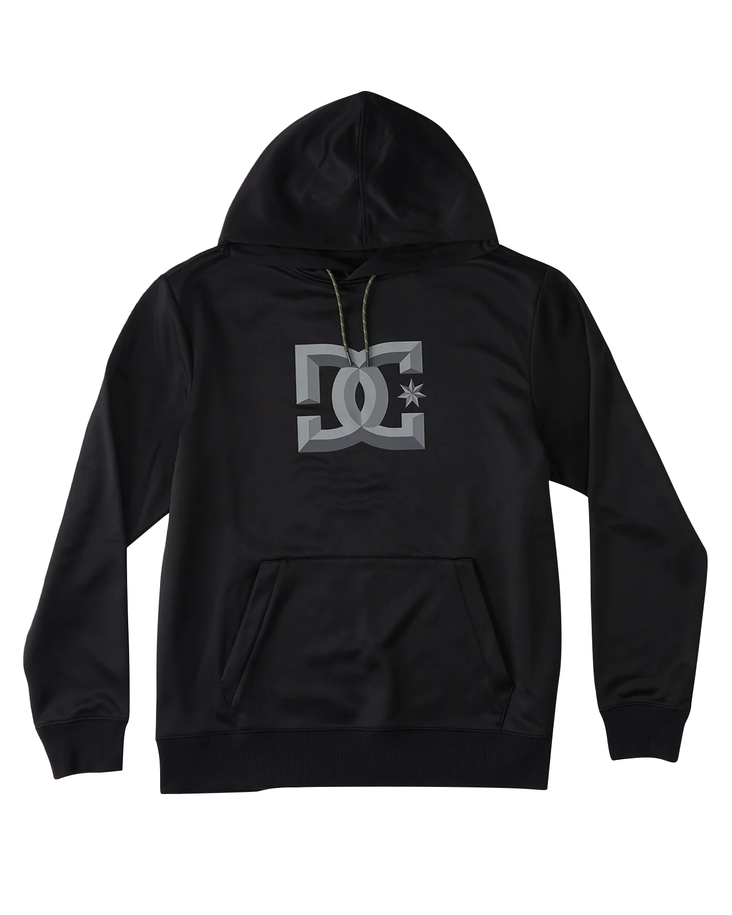 DC Men's Snowstar Technical Fleece - Black Men's Hoodies - Trojan Wake Ski Snow