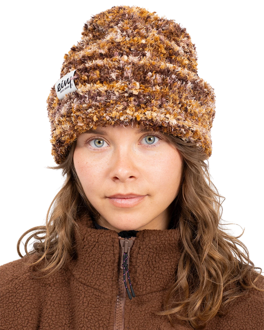 Eivy Women's Boucle Knit Beanie - Brown