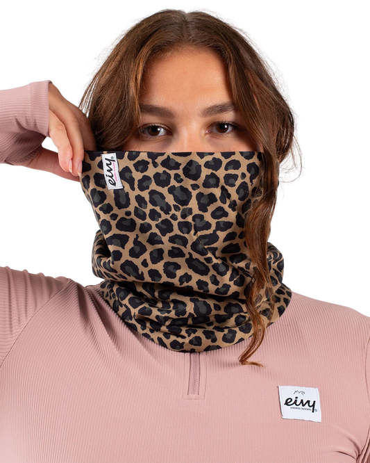 Eivy Women's Colder Neckwarmer - Leopard