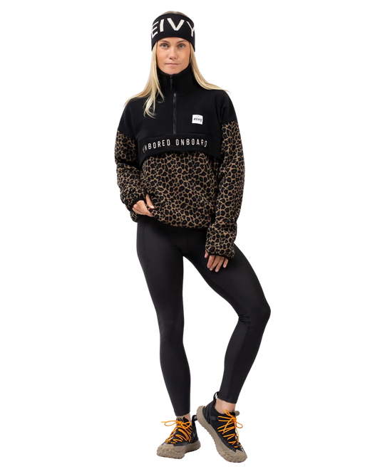 Eivy Women's Ball Fleece - Leopard/Black