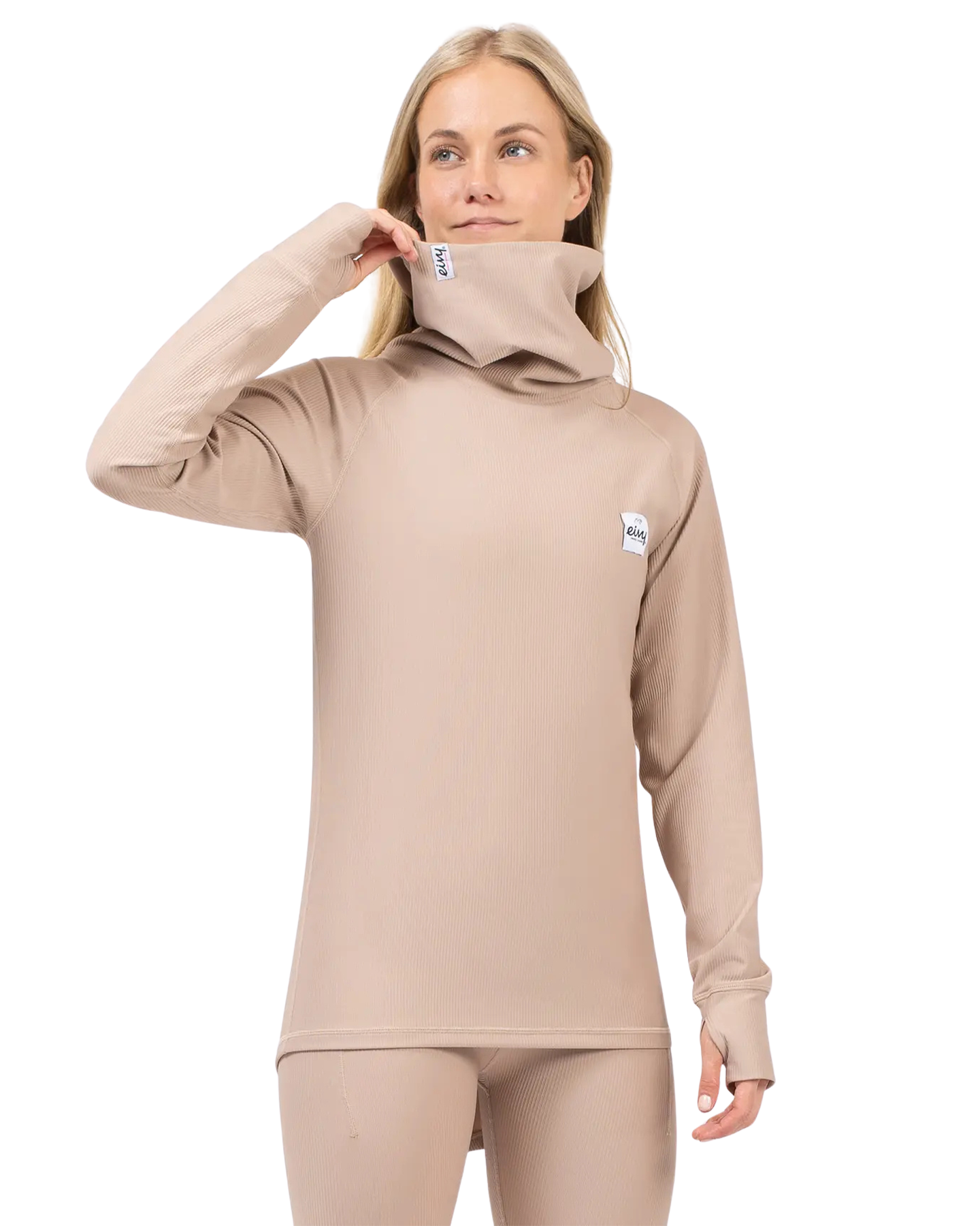 Eivy Women's Icecold Gaiter Rib Top - Sand