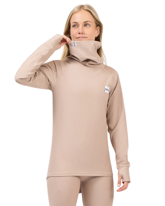 Eivy Women's Icecold Gaiter Rib Top - Sand