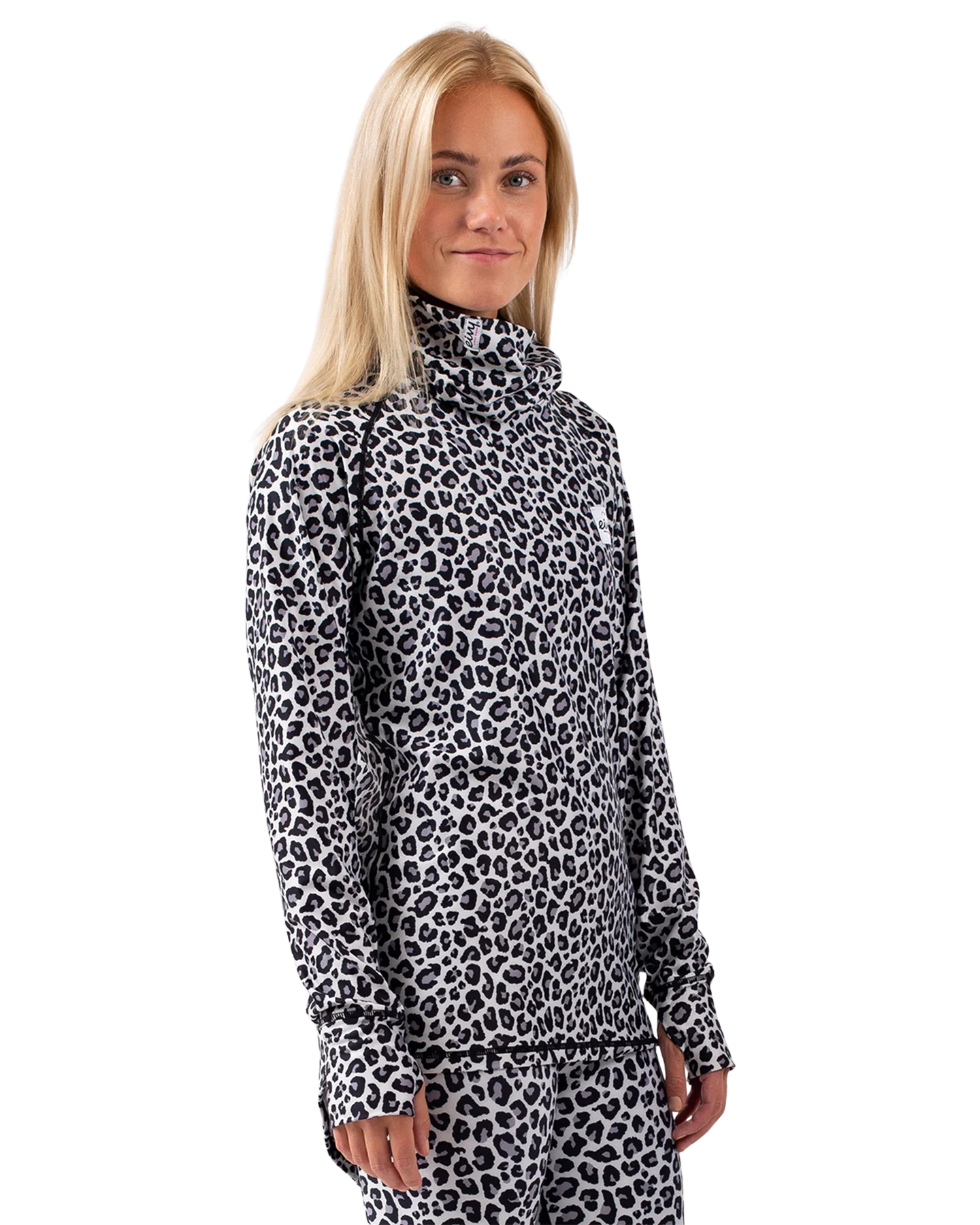 Eivy Women's Icecold Gaiter Top - Snow Leopard