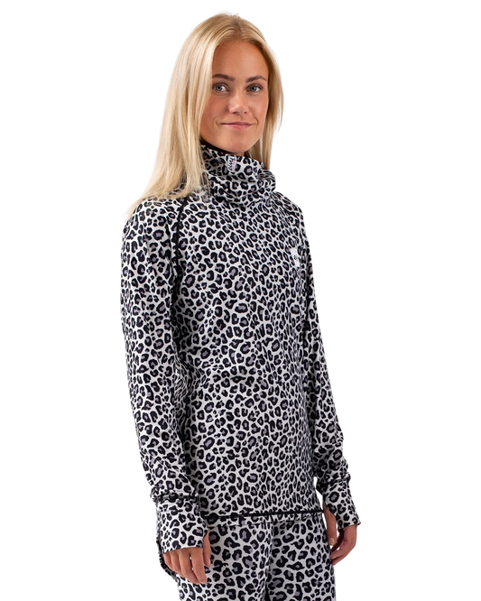 Eivy Women's Icecold Gaiter Top - Snow Leopard