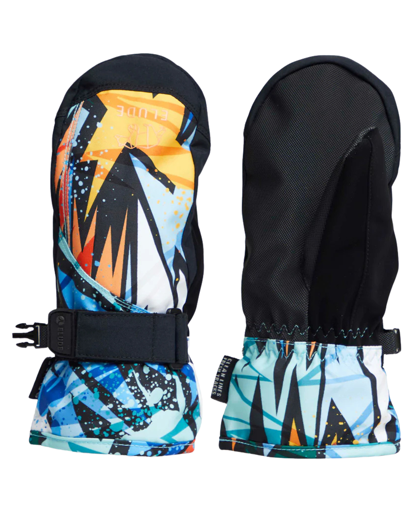 Elude Boys Icon Mittens Kids' Snow Mittens - Trojan Wake Ski Snow