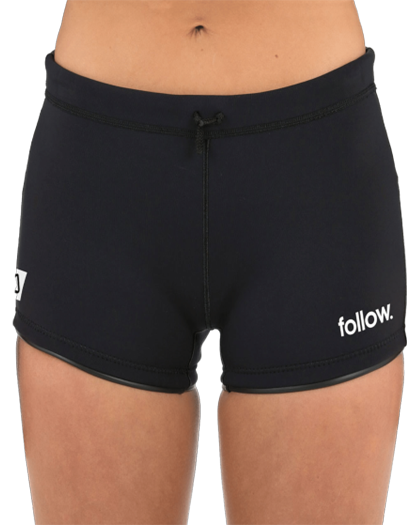 Follow Ladies Basics Wetty Shorts - Black - 2024 Wetsuit Shorts - Womens - Trojan Wake Ski Snow