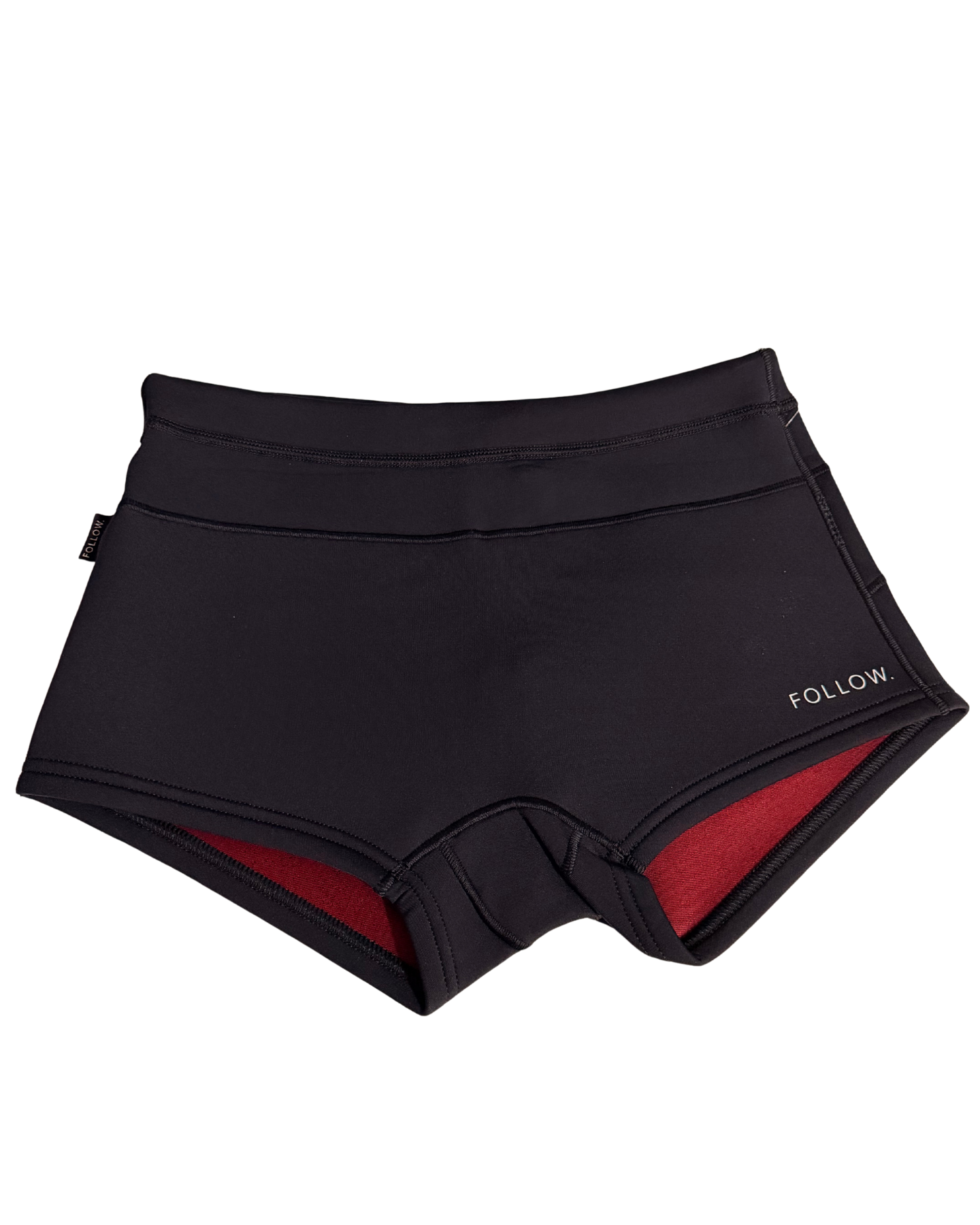 Follow Ladies Wetsuit Shorts - Black Wetsuit Shorts - Trojan Wake Ski Snow