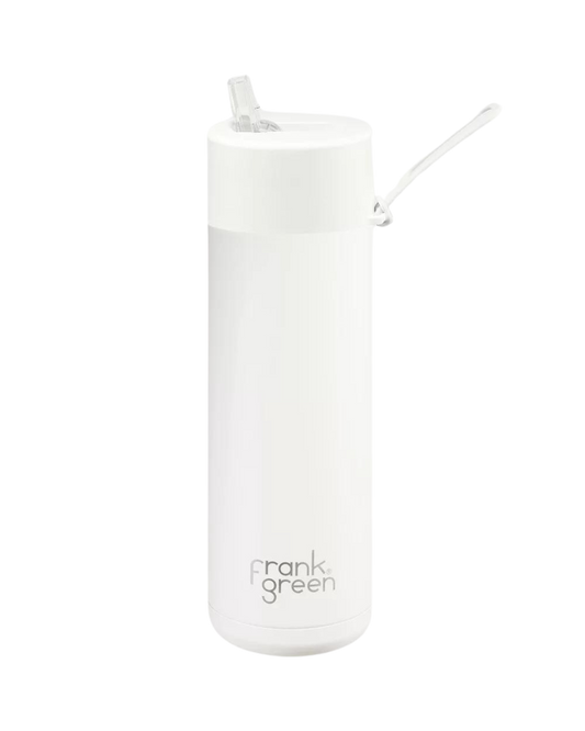 Frank Green 20oz Reusable Bottle W/ Straw Lid - Cloud Jetski Accessories - Trojan Wake Ski Snow
