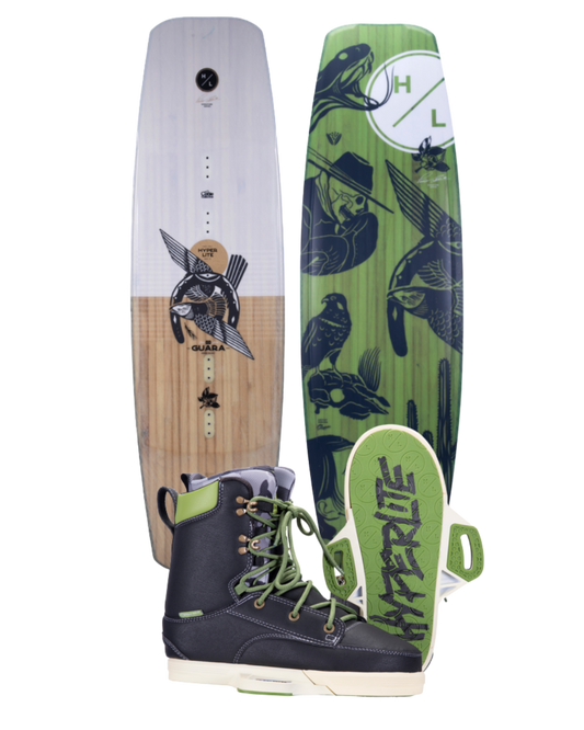 Hyperlite Guara Cable Board with Codyak Boots Wakeboard Packages - Mens - Trojan Wake Ski Snow