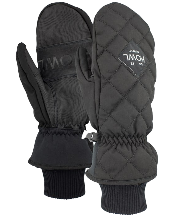 Howl Jed Mittens - Black - 2023 Men's Snow Gloves & Mittens - Trojan Wake Ski Snow