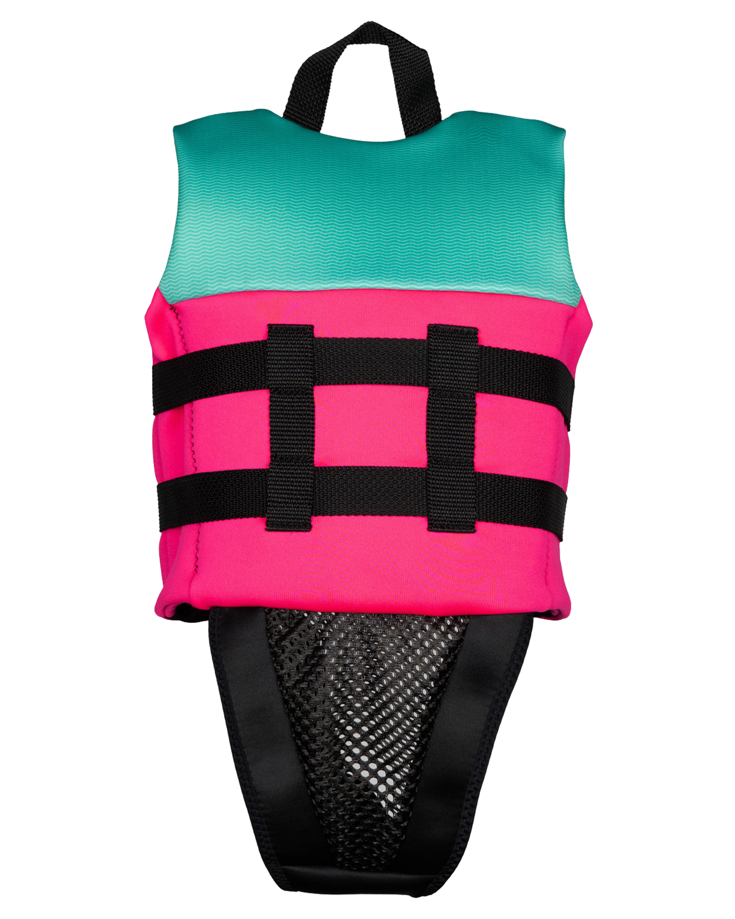 Ivy Girls' Vest - Neon Pink / Bright Teal Life Jackets - Trojan Wake Ski Snow