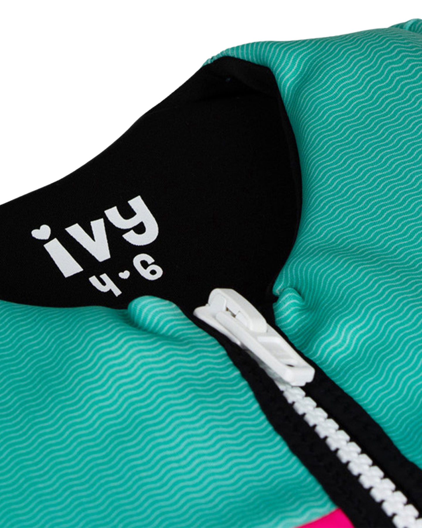 Ivy Girls' Vest - Neon Pink / Bright Teal Life Jackets - Trojan Wake Ski Snow