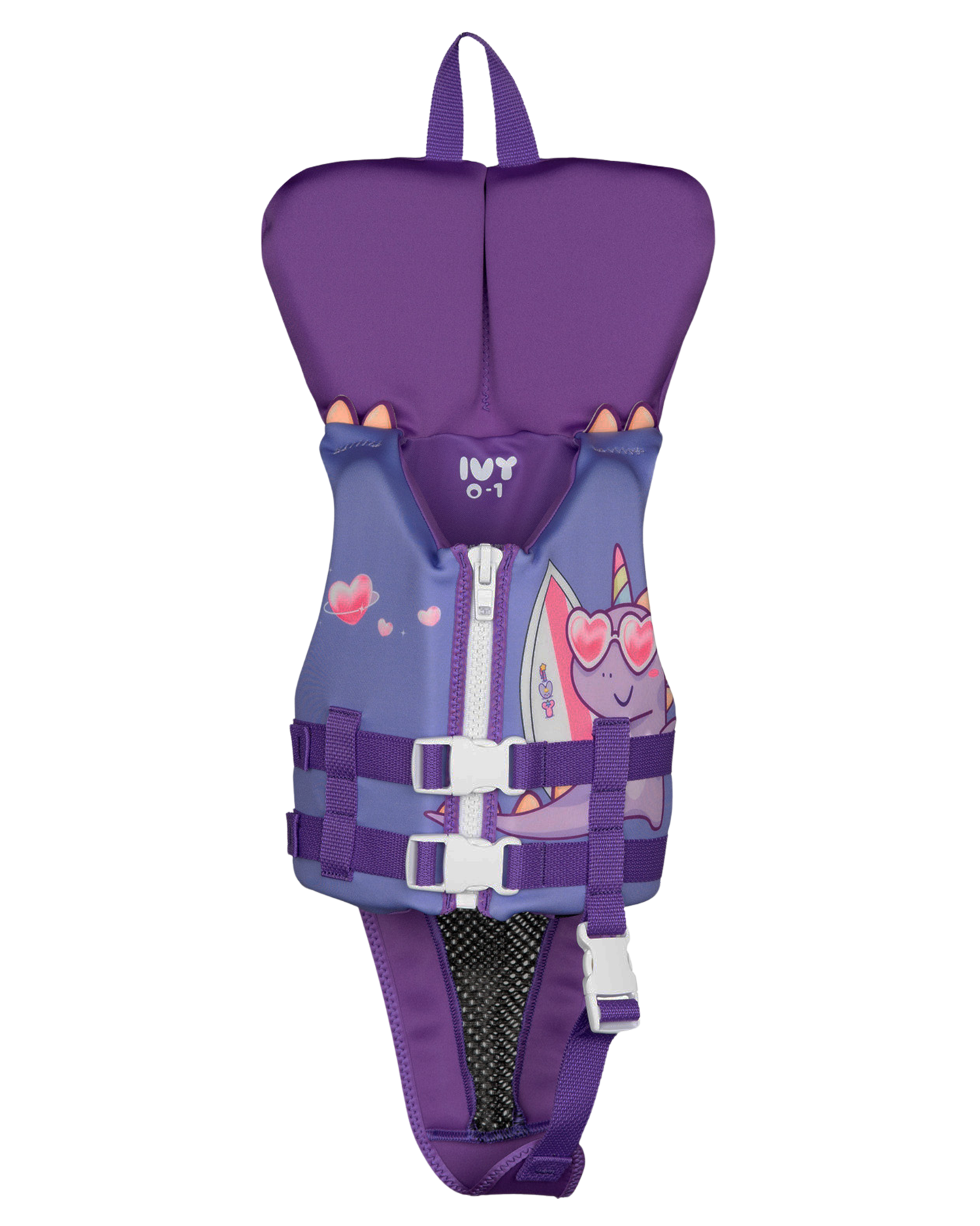 Ivy Girls' Vest W/ Collar - Twilight Sparkle Life Jackets - Trojan Wake Ski Snow