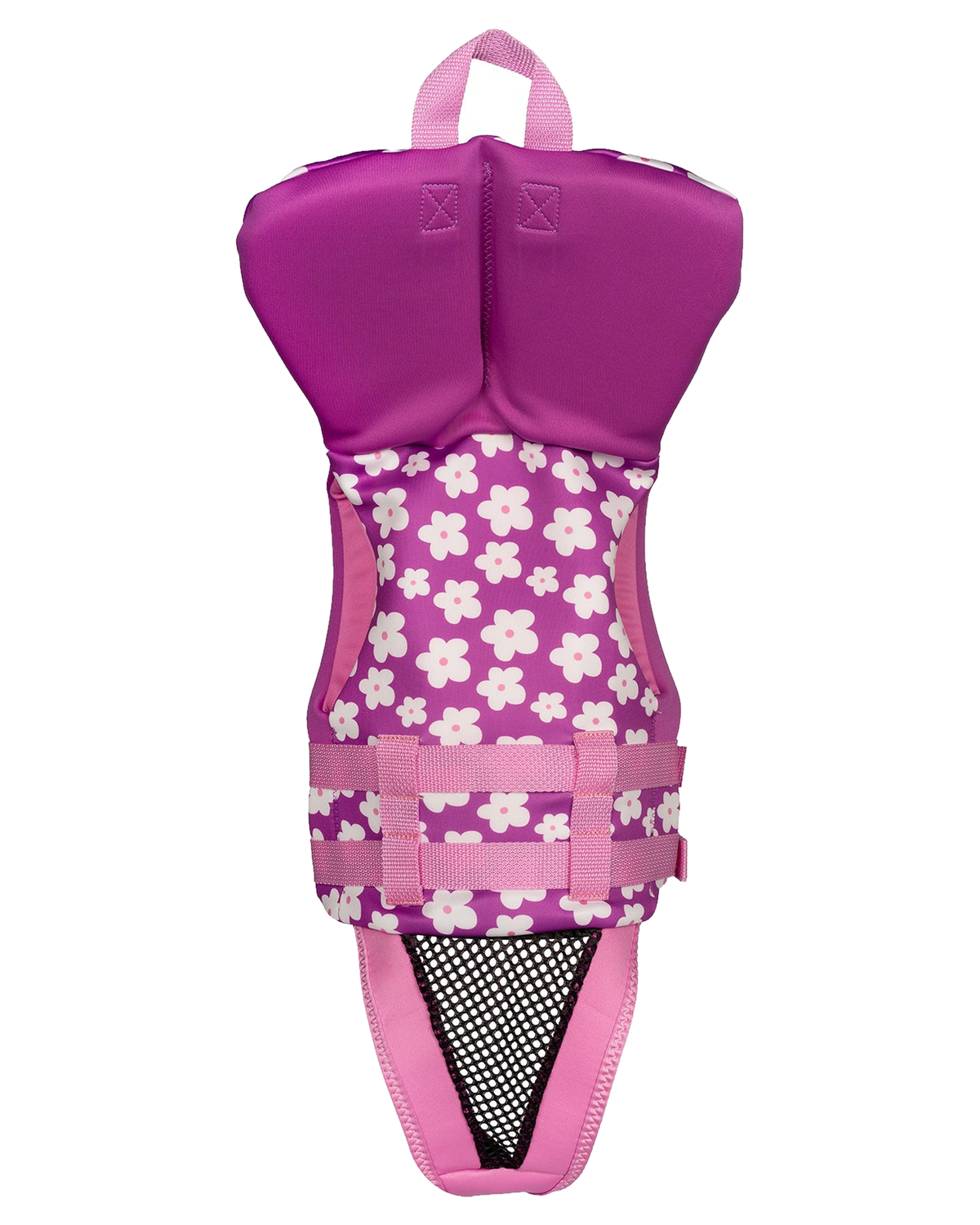 Ivy Infant Vest W/ Collar - Purple Flowers