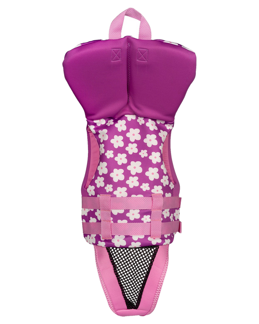 Ivy Infant Vest W/ Collar - Purple Flowers