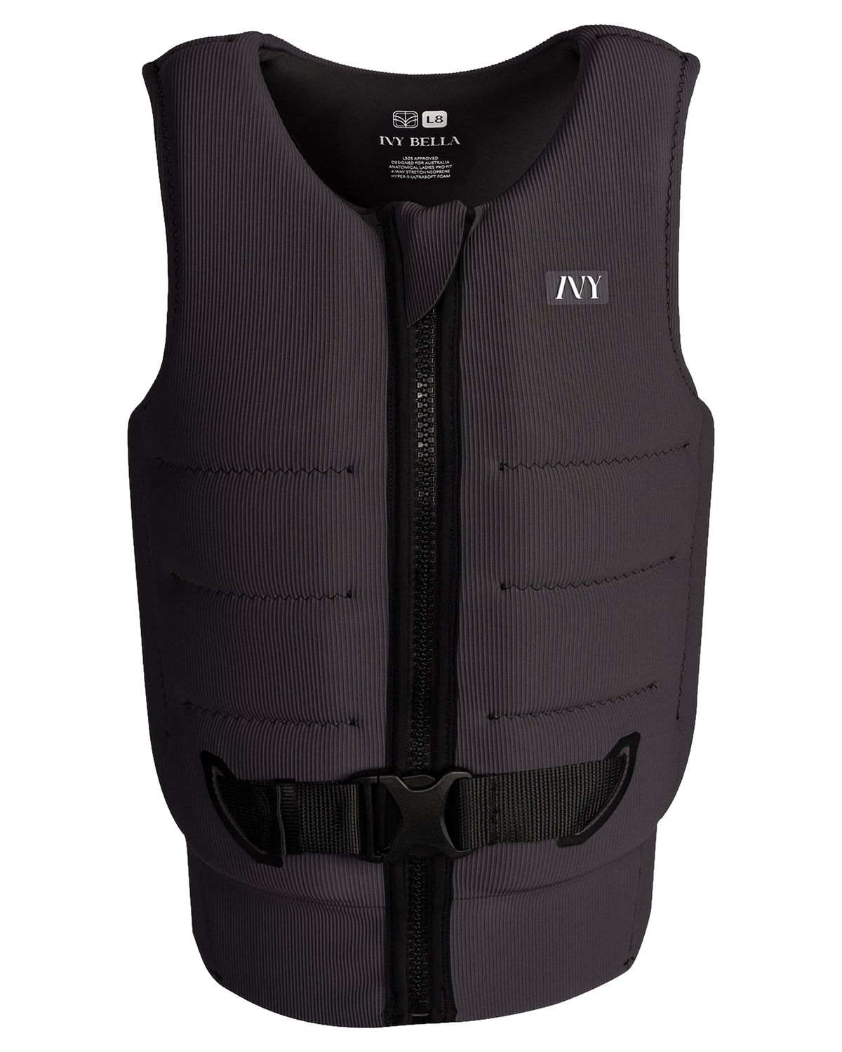 Ivy Women's Bella Vest - Charcoal