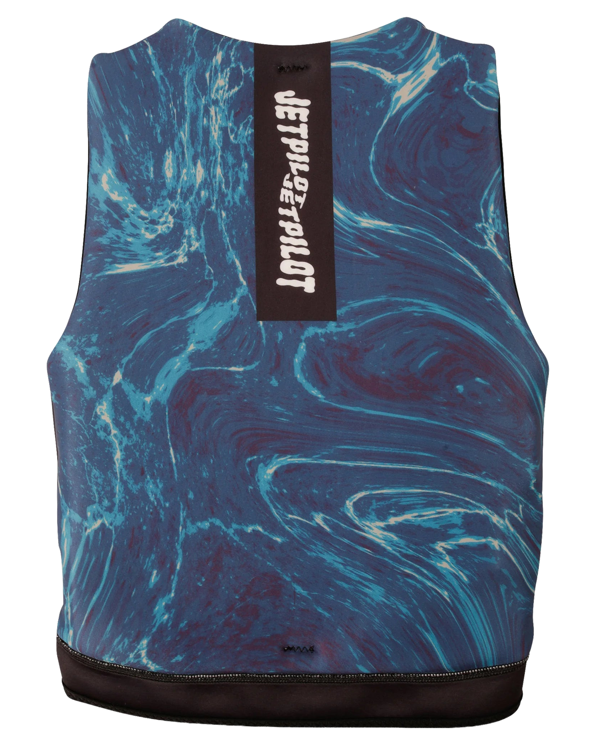 Jetpilot Boys Cause F/E Youth Eco Vest - Black/Blue - view 3