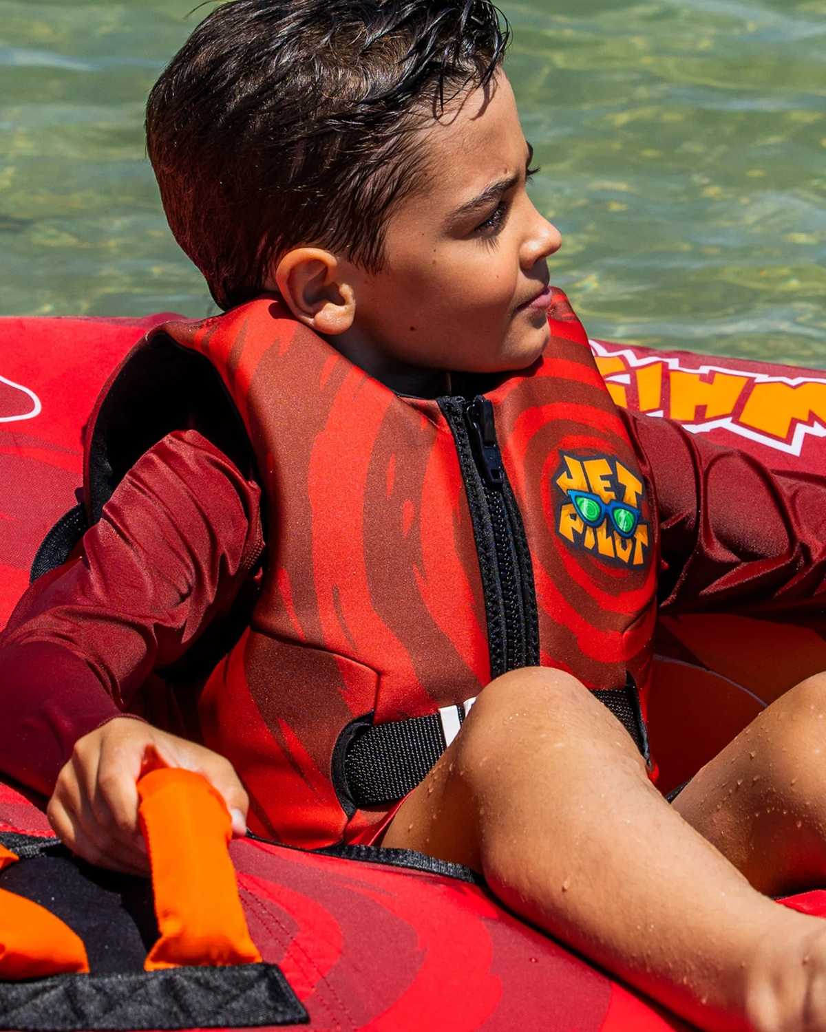 Jetpilot Boys Cause F/E Youth Eco Vest - Red - view 6