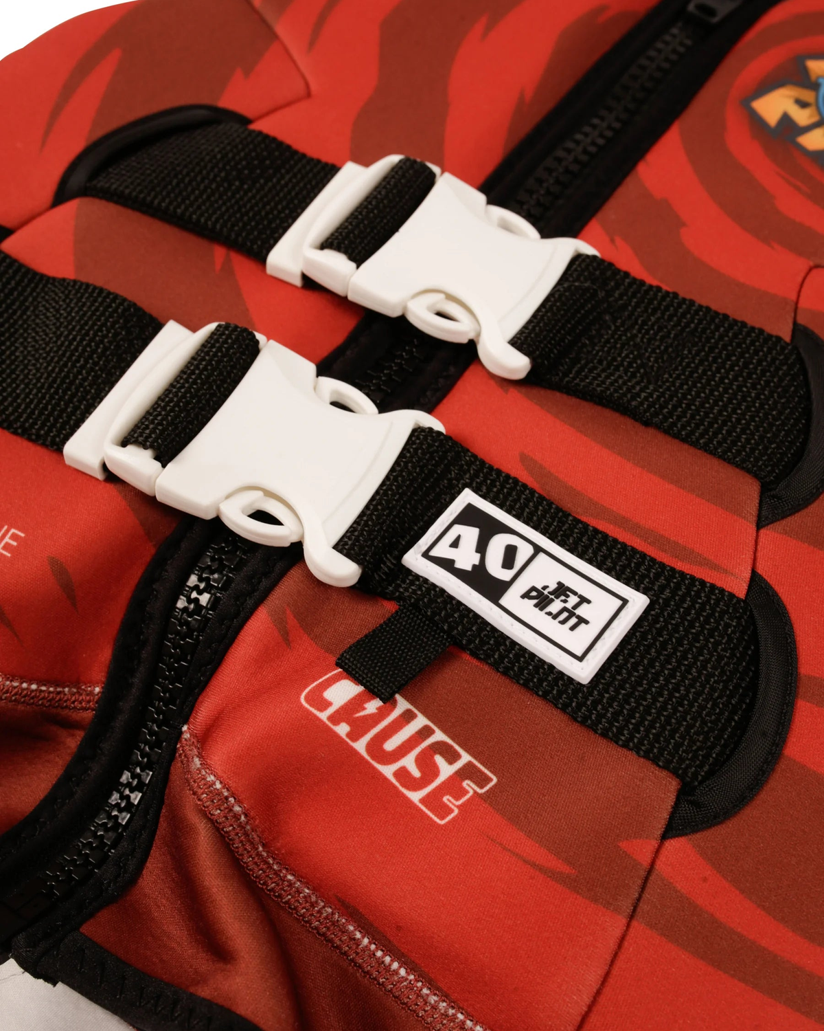 Jetpilot Boys Cause F/E Youth Eco Vest - Red - view 7