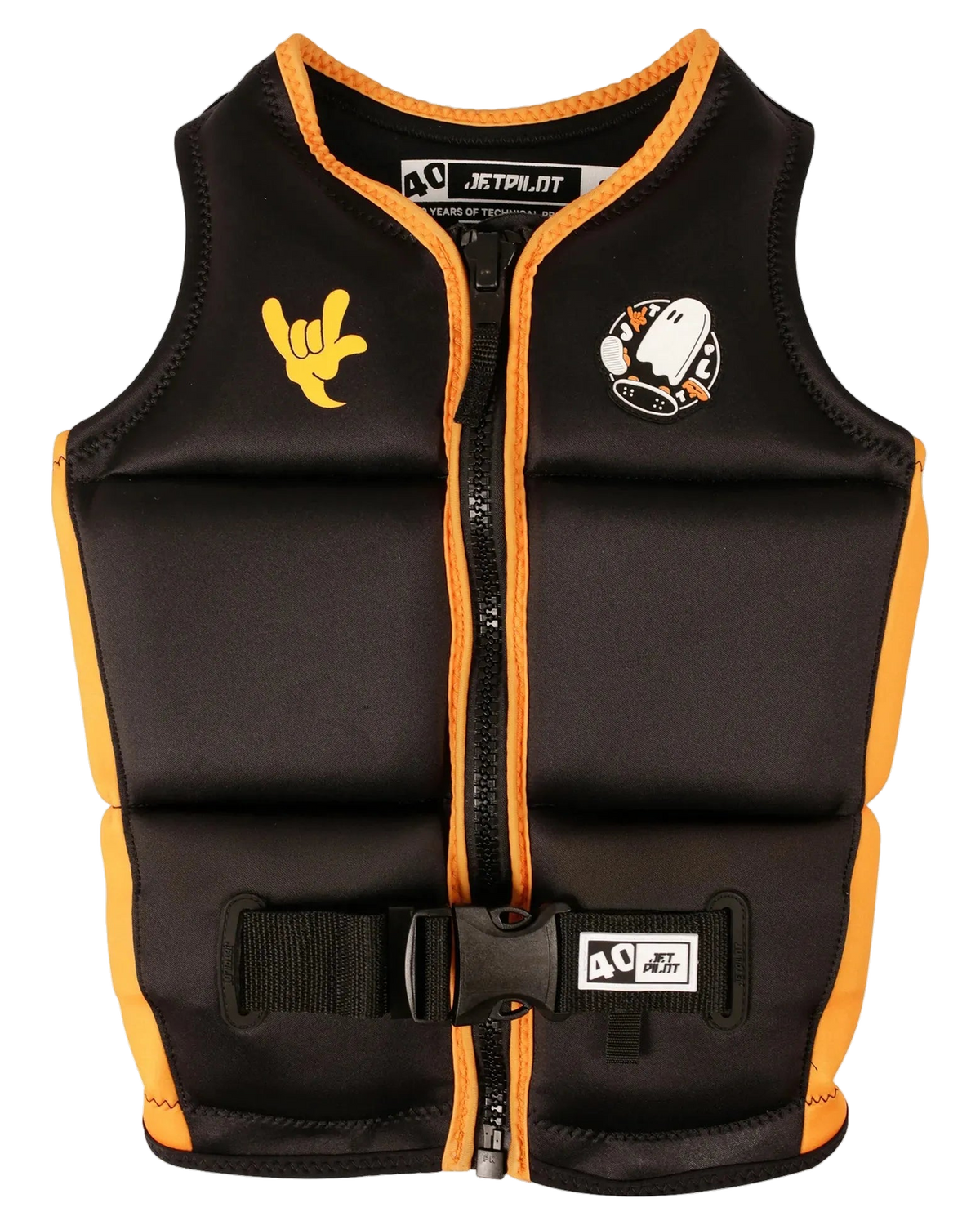 Jetpilot Boys Freeride Youth Eco Vest - Black
