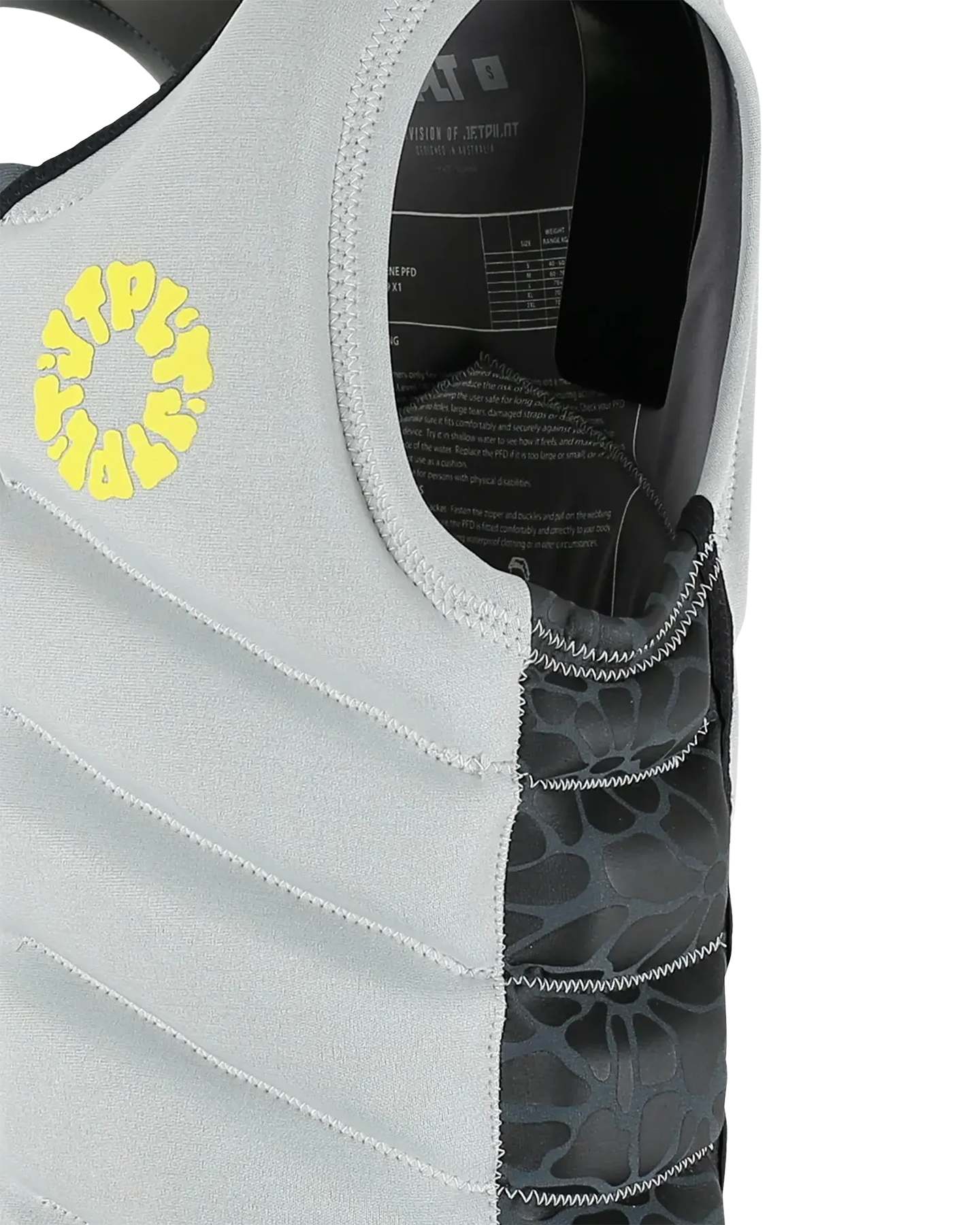 Jetpilot Men's Busty X1 Fe Neo Vest - Light Grey Life Jackets - Trojan Wake Ski Snow