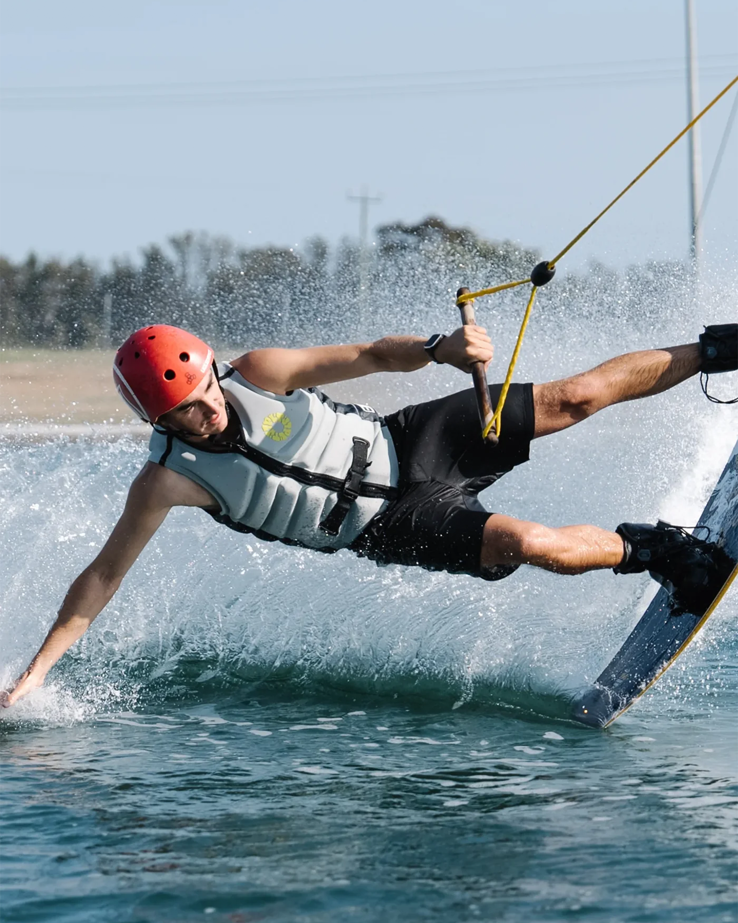 Jetpilot Men's Busty X1 Fe Neo Vest - Light Grey Life Jackets - Trojan Wake Ski Snow